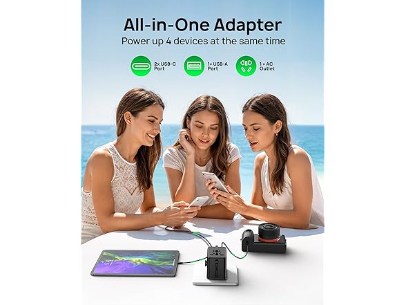 Wollzz Tiny Universal Travel Adapter