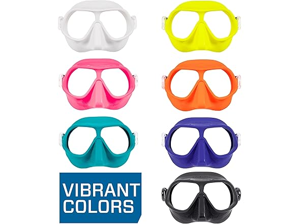 SCUBAPRO Steel Comp Freediving Mask, Yellow