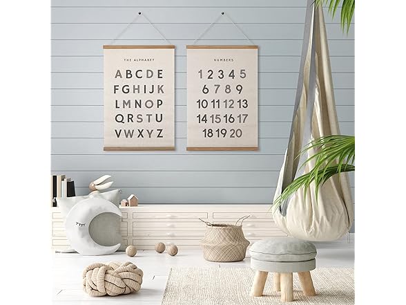Bon et Beau Embroidered Number Poster