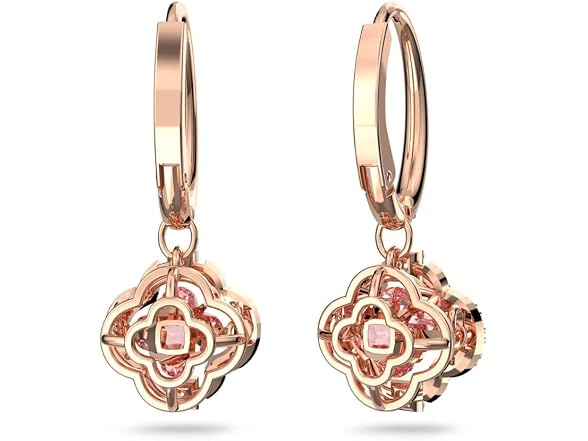 Swarovski Una Pink Crystal Earrings