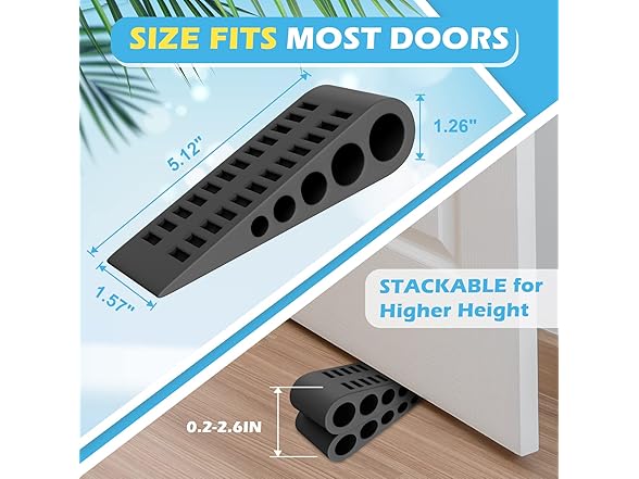 HELEMAN Rubber Door Stoppers (Your Choice)