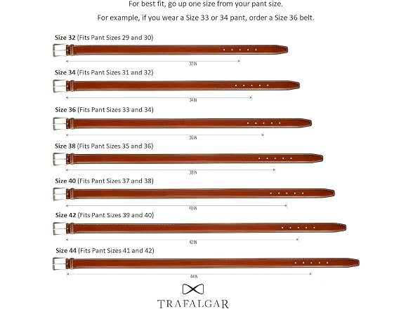 Trafalgar Men (36) Smooth Leather Belts