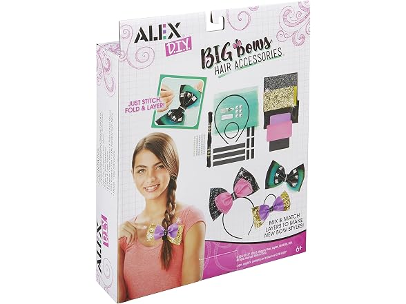 Alex DIY Big Bow's Hair Accessories