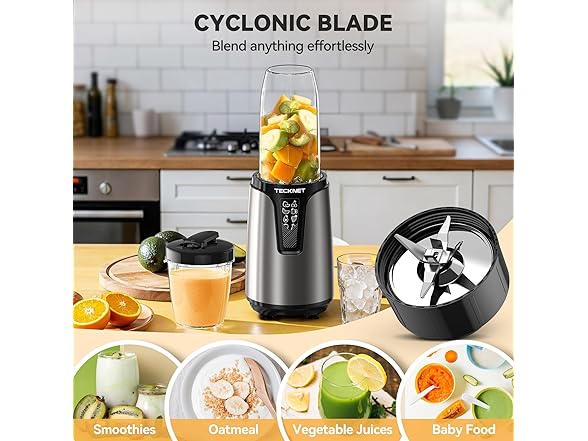 TECKNET BC1918625080009 Bullet Blender for Smoothies