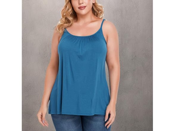 Ritera Women (L) Tank Top Built Padded Camisole