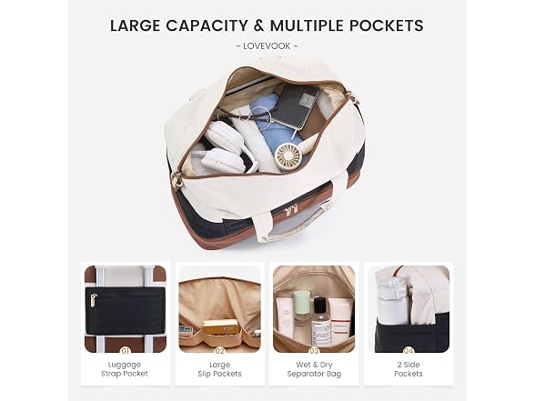 LOVEVOOK Travel Duffle Bag 2Pcs