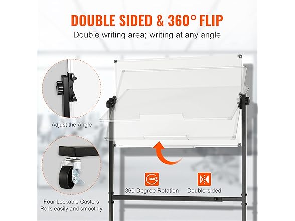 VEVOR Rolling Magnetic Whiteboard