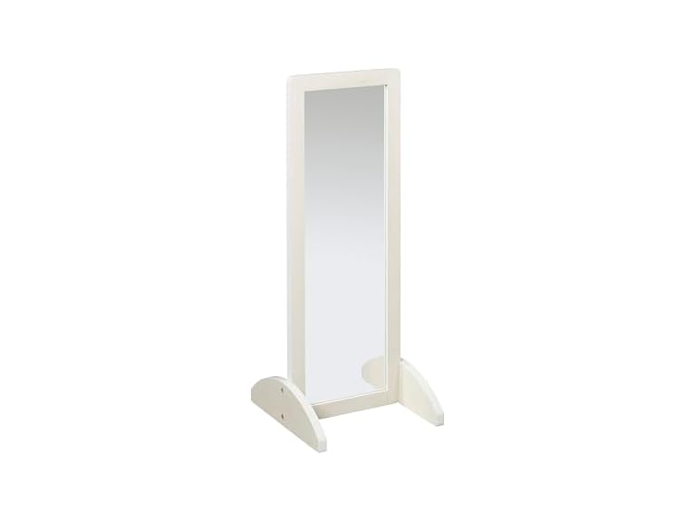 ECR4Kids Toddler Single-Sided Bi-Directional Mirror, Kids Furniture, White Wash