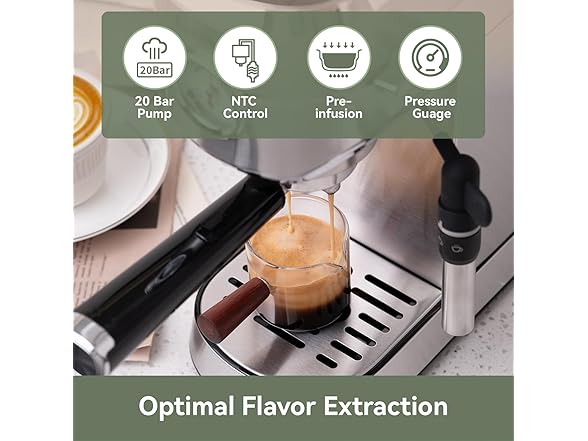 Gevi Espresso Machine 20 Bar