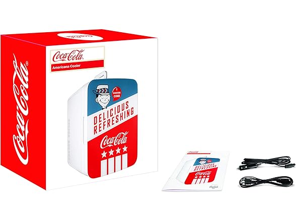 Cooluli Retro Coca-Cola Mini Fridge