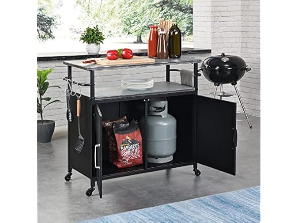 Grilling Kitchen Cart Island