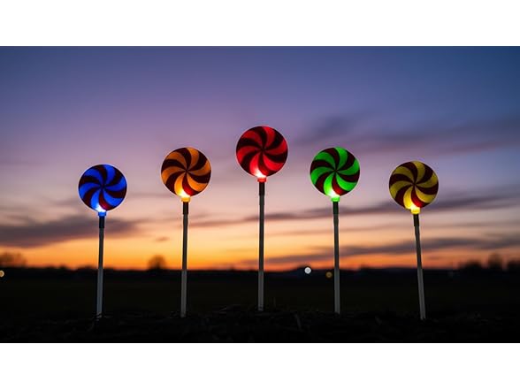 Brite Star Candy Lollipop Path Lights