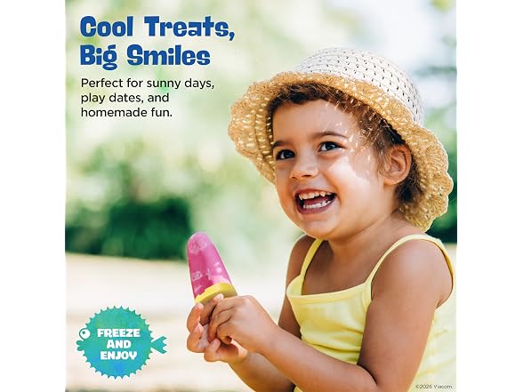 Nickelodeon SpongeBob Plastic Popsicle Molds 