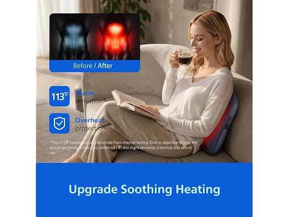 PHILIPS Back Massager with Heat