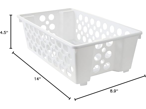 Organize Your Home Short Slide-It Basket 2Pk