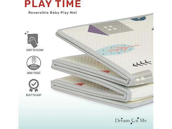 Dream On Me Reversible Baby Playmat