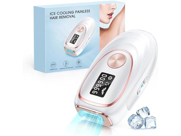 Laser Hair Removal with Cooling IPL