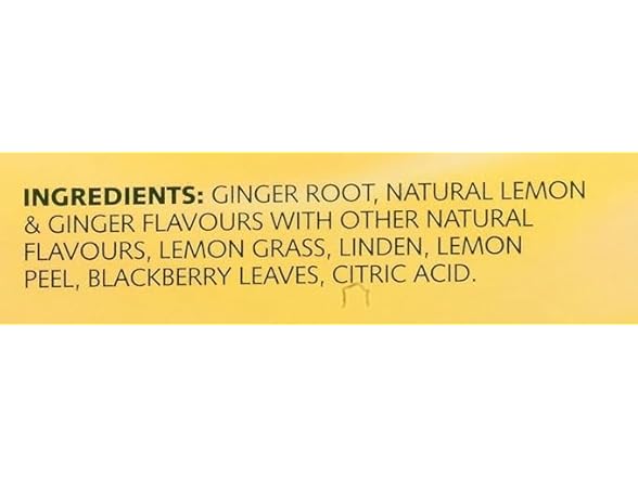 50CT Lemon & Ginger Herbal Tea