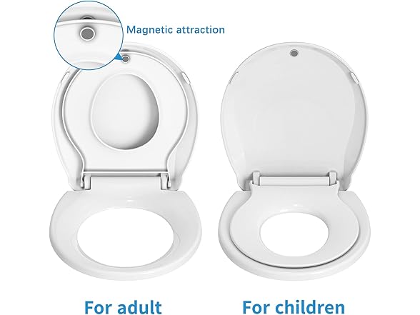 GAOMON Toilet Seat with Toddler Seat, Round
