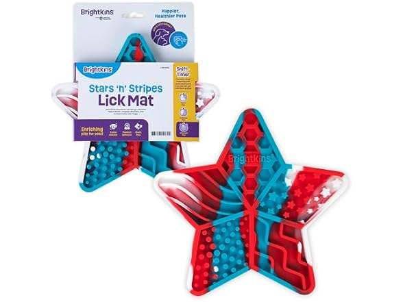 Brightkins Brightkins Stars 'n' Stripes Lick Mat
