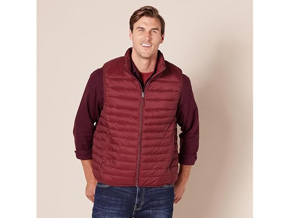 Amazon Essentials Men Lightweight Packable Vest