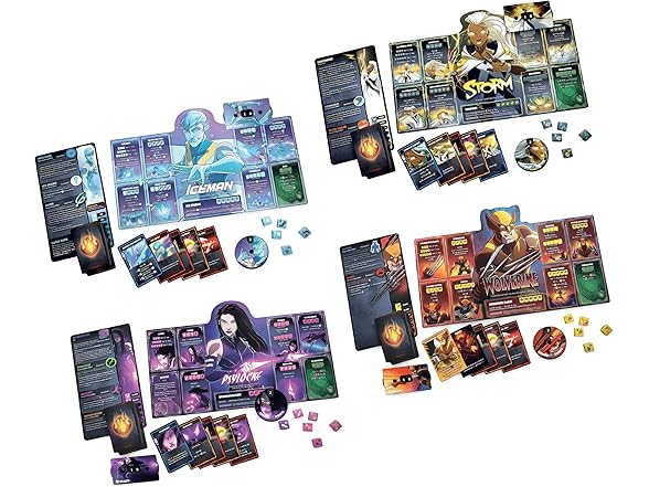 USAOPOLY Marvel X-Men Dice Throne Box 1, 4 Hero Box