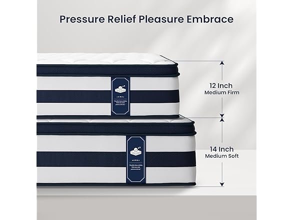 Queen 12" Gel Memory Foam Mattress