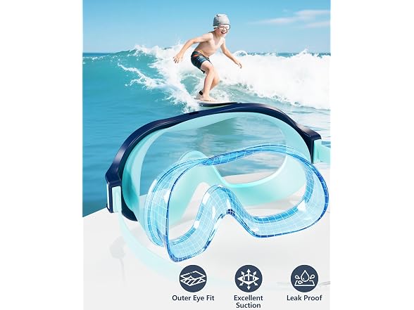 Aegend 2-Pack Anti-Fog Swim Goggles