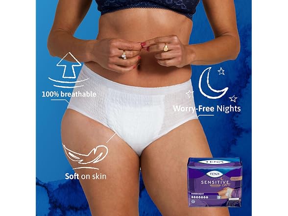TENA | Sensitive Care Overnight 56ct