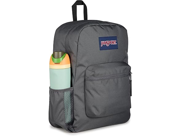 JanSport 26L Cross Town Backpack – 12 inch Smokey Grit