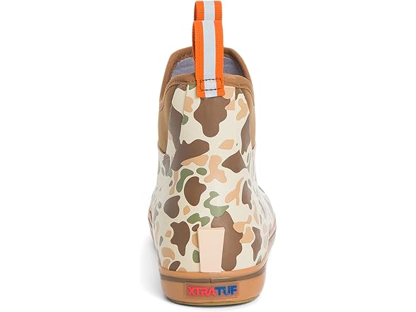 XTRATUF Mens Duck Camo Ankle Deck Boot
