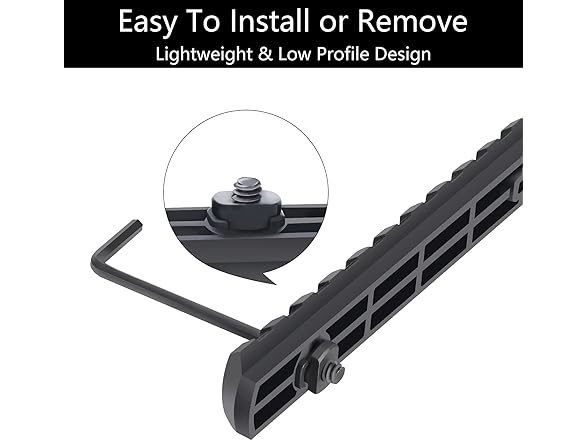 TOCNGAEK Polymer Picatinny Accessory Rail