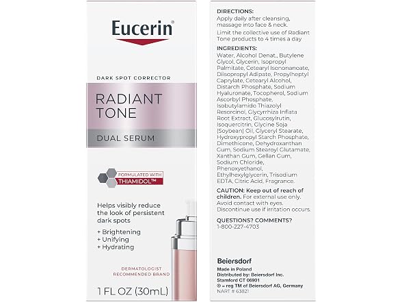 Eucerin Radiant Tone Dual Serum 1oz