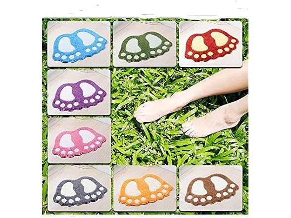 JIAN YA NA Non Slip Bath Toilet Mat Cute Big