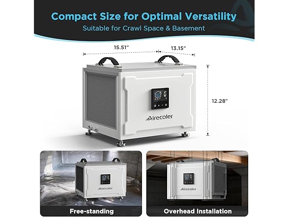Airecoler 70 Pints Commercial Dehumidifier