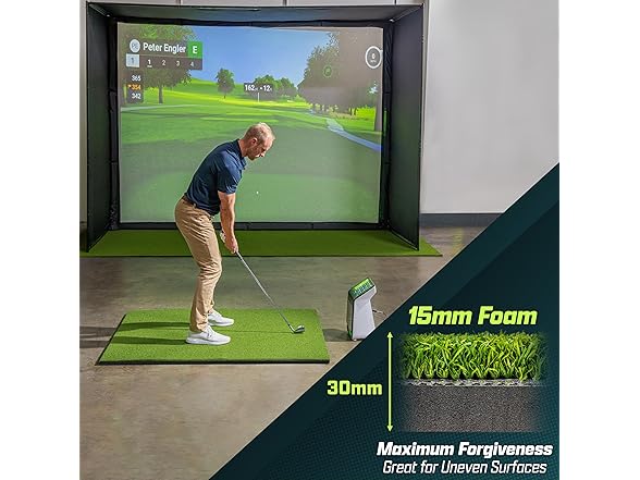 GoSports Golf Hitting Mat Artificial Turf Mat