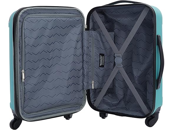 Travelers Club Midtown Hardside 4-Piece Luggage Travel Set, Emerald