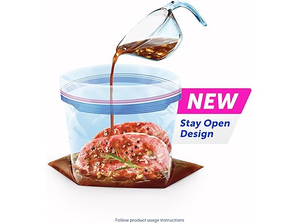 Ziploc Ziploc Freezer Bags with New Grip 'n Sea