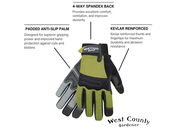 West County Gardener 044B Women's Landscape Gloves