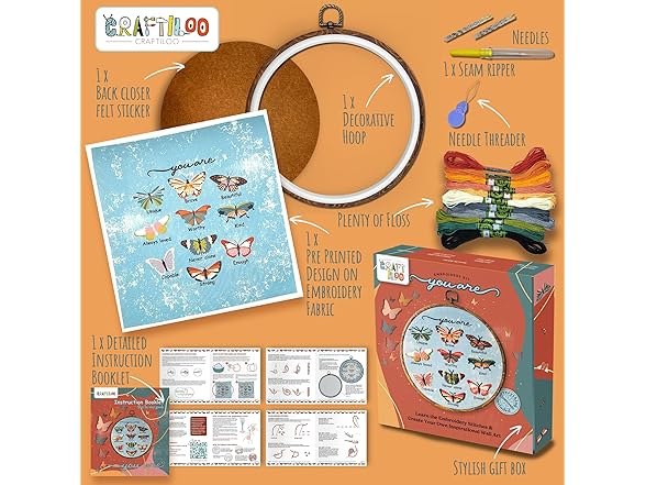 CRAFTILOO Embroidery Kit