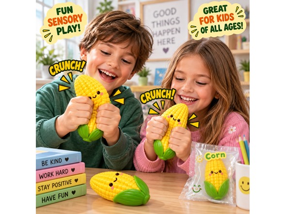 Corn Crunch Squishy 2-Pk