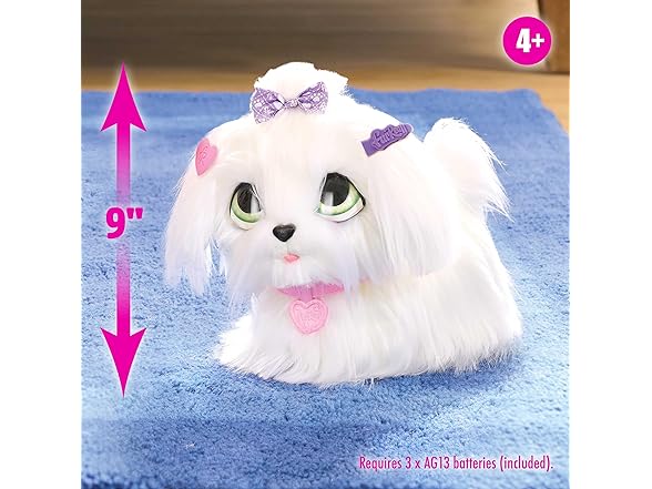 FurReal GoGo Walkin’ Pup Maltese Interactive Toy