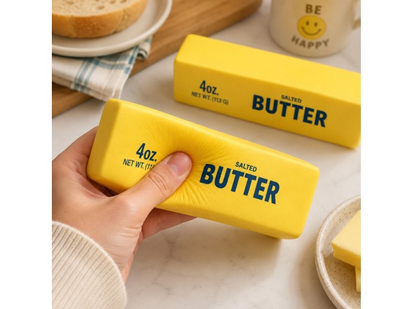 2-Pack Squishy Butter Stick Toy