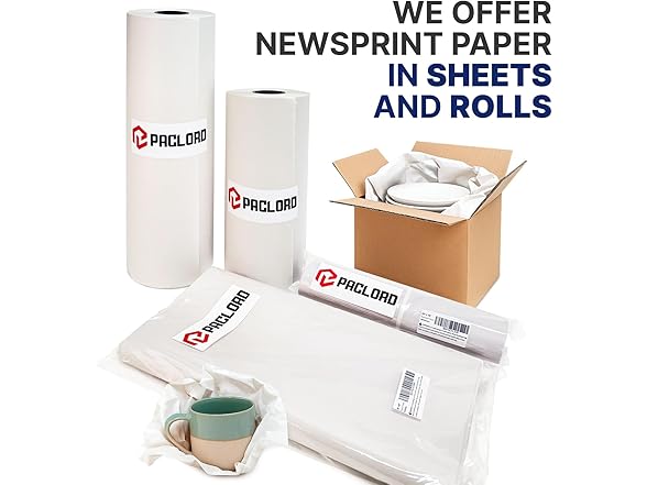 ABCCANOPY Paclord Newsprint Packing Paper Sheets,