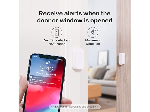 Aqara Zigbee Door and Window Sensor, Wireless Contact Senso