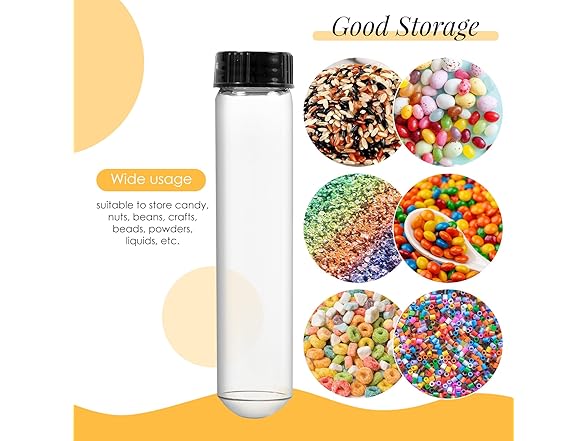 Cadbibe 40ml Glass Clear Test Tubes