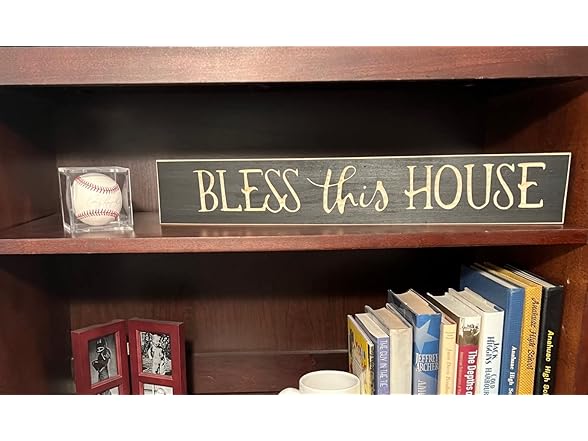 Bless this House Solid Wood Sign