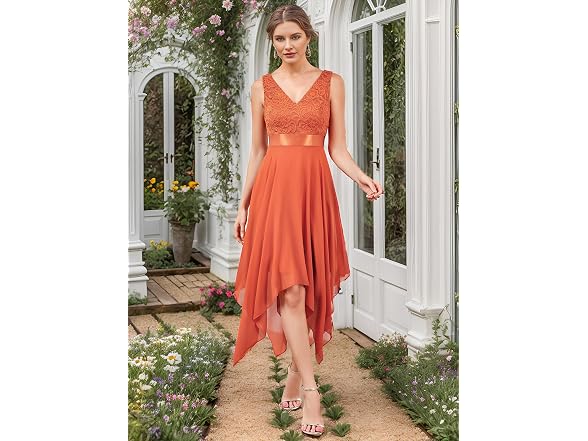 Ever-Pretty Women (14) Spring V Neck Lace Dress