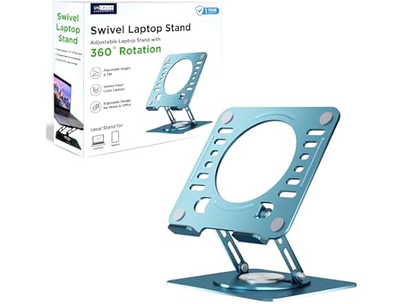 Swivel Laptop Stand for Desk