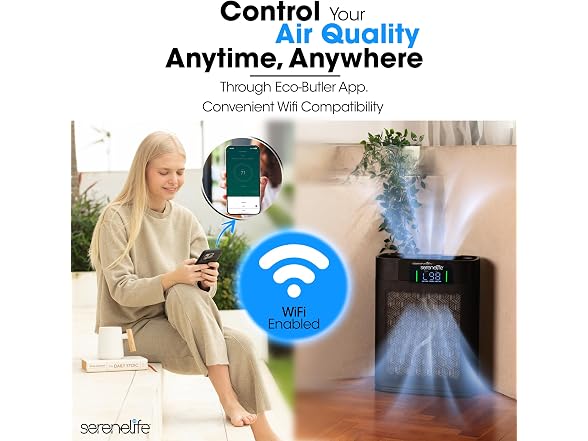 SereneLife Air Purifier 1076sqft